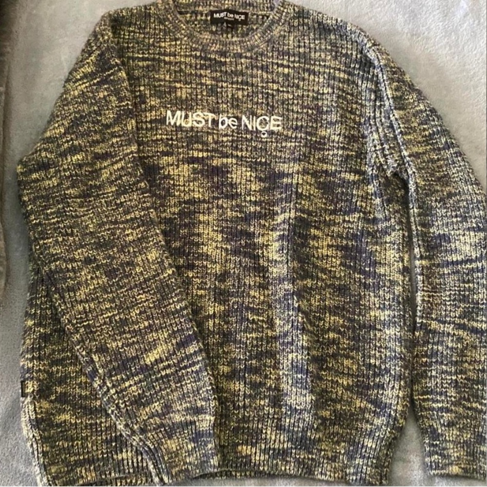Rip n dip knitted sweater